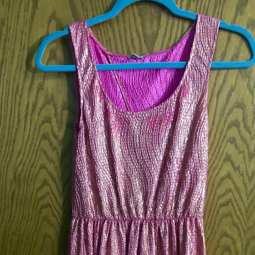 Pretty Metallic Charlotte Russe dress!